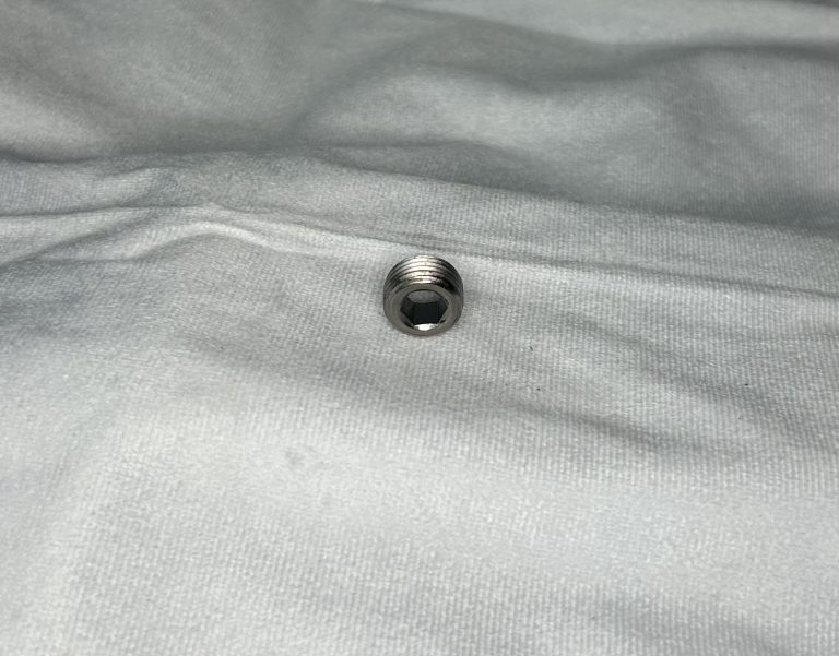 Valve Retaining Nut In Stainless